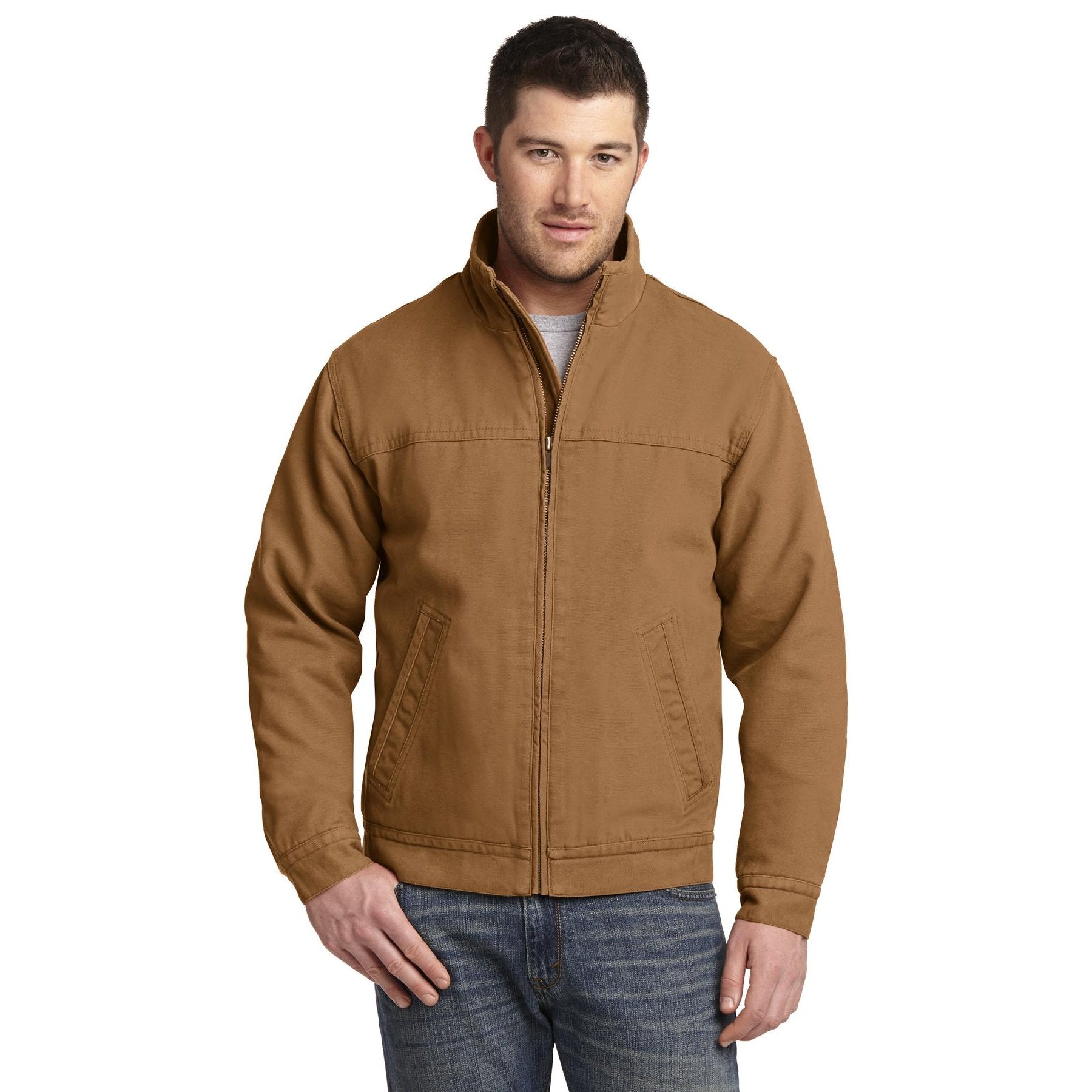 CornerStone-CornerStone® Washed Duck Cloth Flannel-Lined Work Jacket. CSJ40-MedTech-2